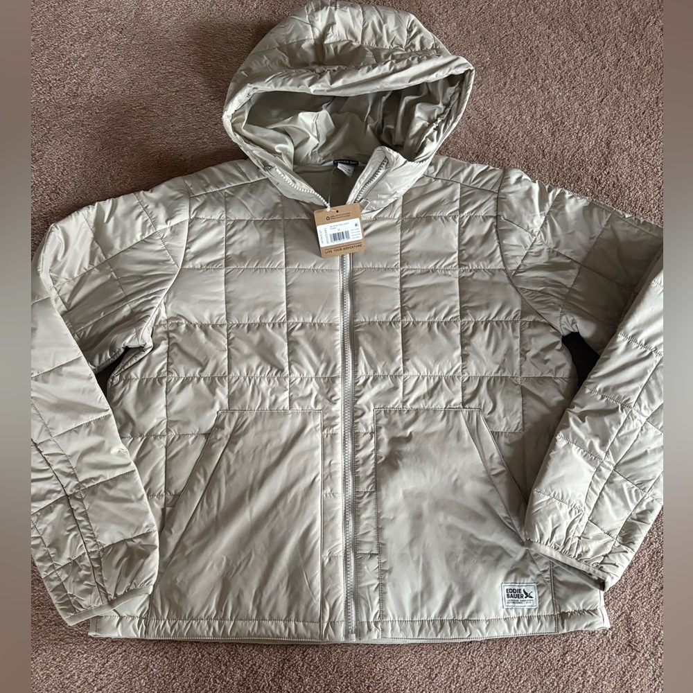Eddie Bauer Cross Town hoodie jacket large NWT - Picture 2 of 4